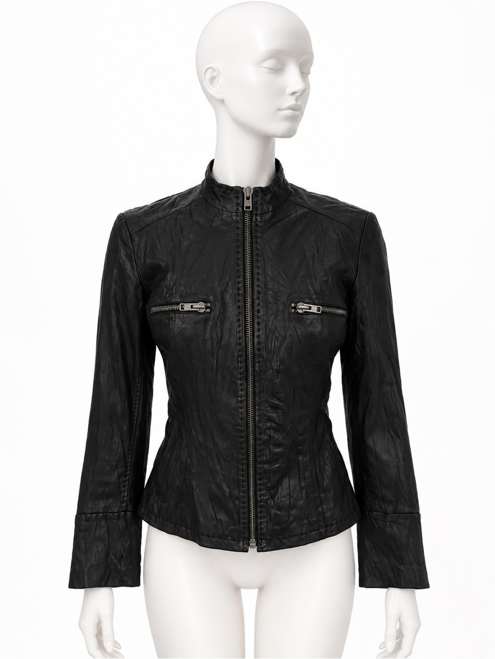 Royal Underground Black Leather Jacket